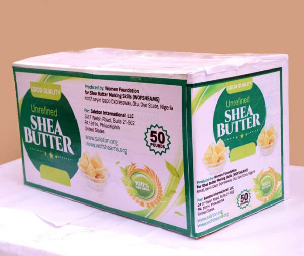 50 lb. box of shea butter