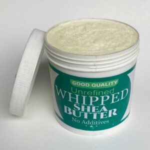 whipped shea butter product shot